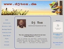 Tablet Screenshot of djtoz.de